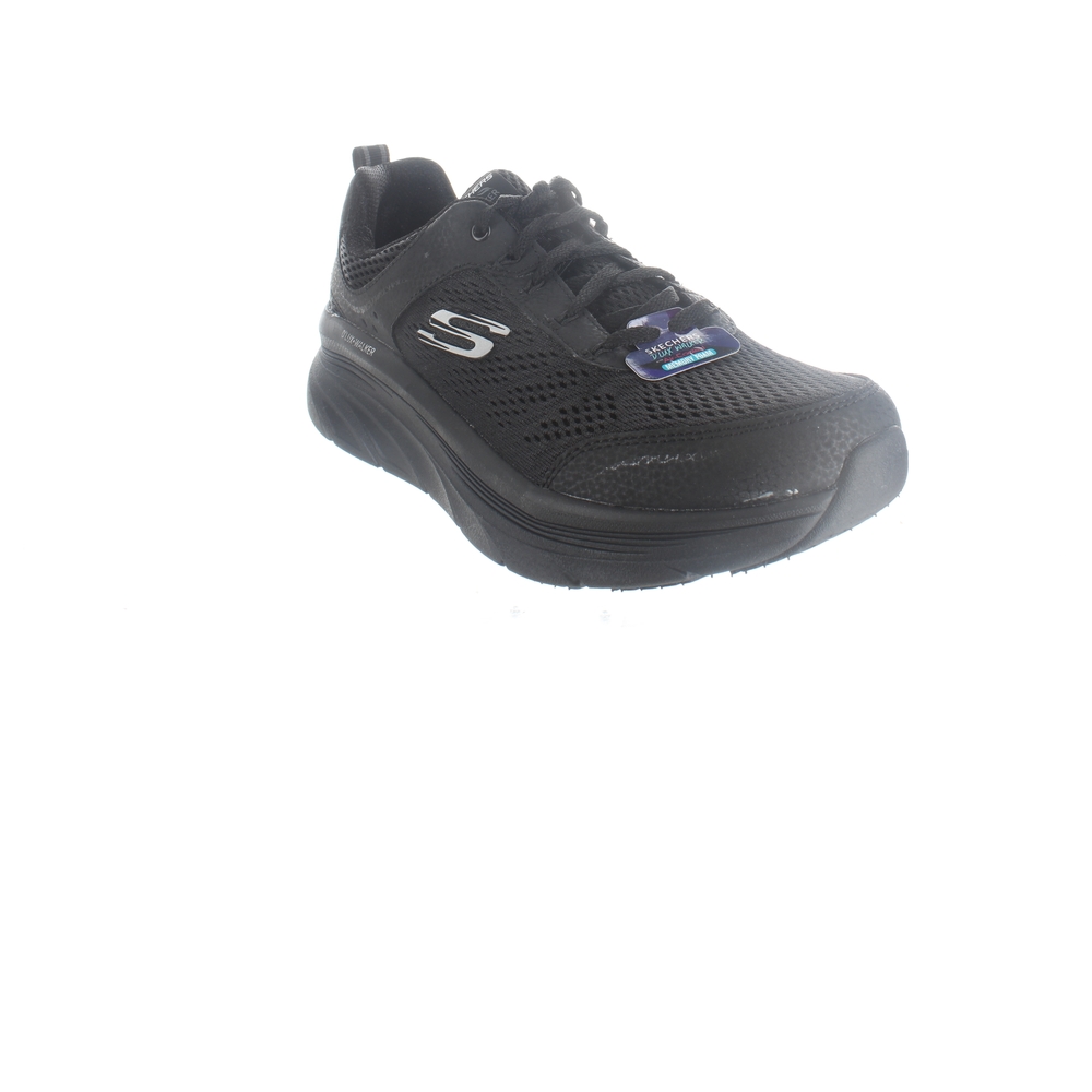 Skechers Womens Infinite Motion Black Walking Shoes Size 10 Medium (B  M)